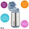 b.box Insulated Drink Bottle with Straw, Cold Insulation, Heat Retention,