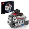 Mould King 10171 Technik V8 Engine Building Blocks Clamping Blocks
