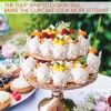 Maxdot 200 Pcs Fall Floral Tulip Cupcake Liners for Baking