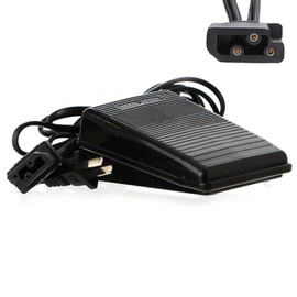 Bequilter Variable Speed Foot Control Pedal and Power Cord Compaible with Singer 3503, 3507, 3514, 3515 Husqvarna Viking Huskylock 901 905 910#411646W