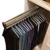 Closet Clothes Hanger Rail,Pull-Out Closet Rod 30-60cm,Wardrobe Clothing Rail,Closet Organizer