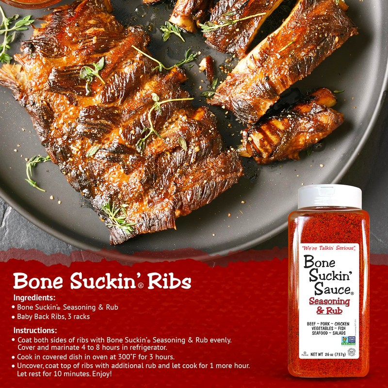Bone Suckin' Sauce Bulk Seasoning & Rub - Brown Sugar,