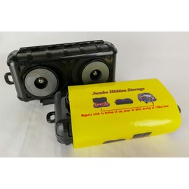JUMBO HIDDEN STORAGE MAGNETIC SECRET SAFE CAR TRUCK VAN STASH KEY HOLDER MONEY CASH BOX