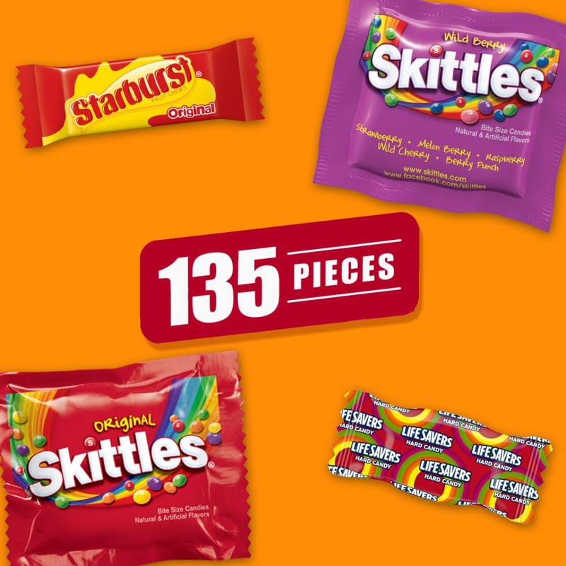 SKITTLES Original, SKITTLES Wild Berry STARBURST & LIFE SAVERS Hard