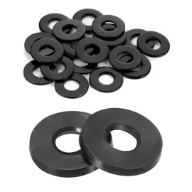 IPNSDON 20pcs M10 Gaskets, Inner Diameter 10mm, Outer Diameter 20mm, 2mm Thick Gasket Seal for Faucet Pipe Plumbing Fixing Screws (No Rubber Material)