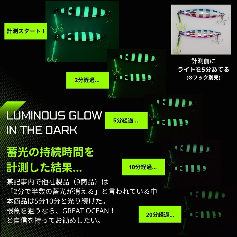 Great Ocean Slow Jigs Set of 4 (80g)