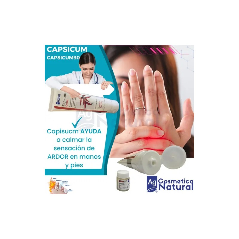 Capsaicina Crema Pack Capsaicina Chile Y Capsicum 30gr Ag
