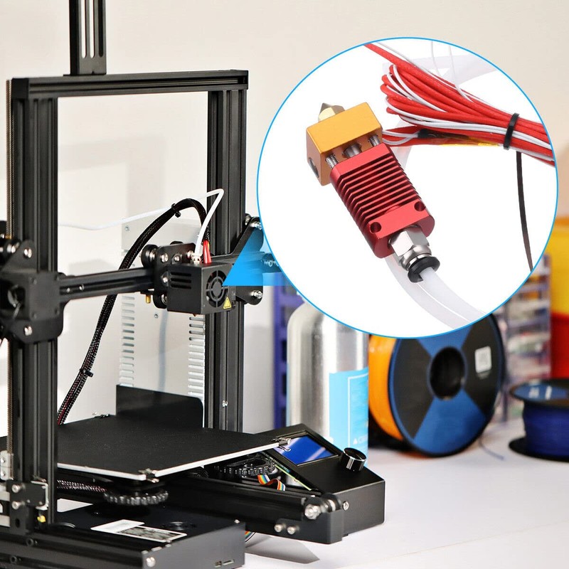 Extruder Heater Hot End Kit for Creality Ender 3, Ender