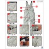 Sowa sw-29014 Stylish Overalls - silvery grey