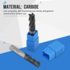 4 Flutes Carbide End Mill Set, 8pcs 2-12mm 4 Flutes