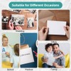 OFFCUP Postcard Paper Cardstock, 54pcs Blank Message Paper, 300gsm 10