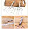 Thanksgiving Turkey & Roast Lifters, Stainless Steel Roaster Forks, Transfer