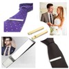 6 Pack Men Tie Clips, Tie Clip-Skinny Tie Bar for