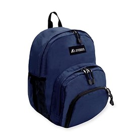 Everest Luggage Sporty Backpack, Navy, Medium