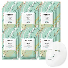 KisoCare Onsen Water Face Mask with Human-Type Ceramide, 30-Piece Set, Large Capacity, Individually Wrapped, Domestic, Additive-Free, Face Mask, Suitable for Men, Moisturizing, Beauty