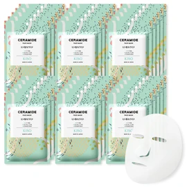 KisoCare Onsen Water Face Mask with Human-Type Ceramide, 30-Piece Set, Large Capacity, Individually Wrapped, Domestic, Additive-Free, Face Mask, Suitable for Men, Moisturizing, Beauty