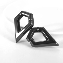 PUNKYOUTH Ear Hanger Weights for Stretched Ear Gauges 0g 00g Stainless Steel Ear Heavy Dangle for Women Plugs Tunnels Piercing Kit