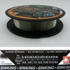 Quality fluorocarbon fishing line, length 100 m, monofile line, load