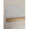 Vintage Harley Davidson Inside Window Sticker Decal