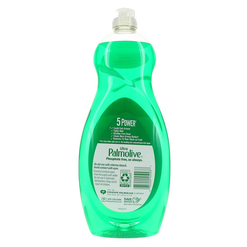 Palmolive Ultra Strength Liquid Dish Soap, Original Green, 32.5 Fluid