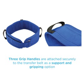NOVA Transfer Belt with Grip Handles, Extra Wide & Durable Gait Belt, 36", 42" & 48" Length Options