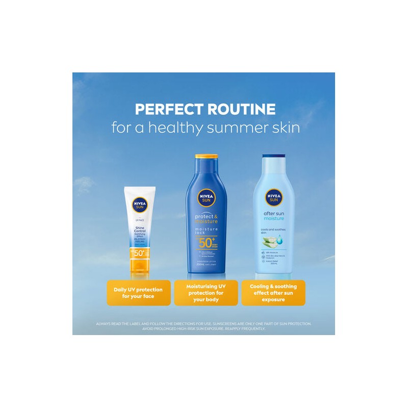 Nivea Protect & Moisture Moisture Lock SPF50+ Sunscreen Lotion