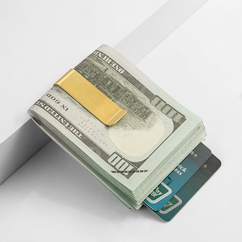 AMITER Masonic Money Clip, Front Pocket Wallet Minimalist Credit Card