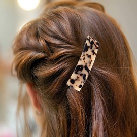 Pack of 2 French Hair Clips Women's Large Thick Thin Hair Patent Clip Large Automatic Hair Clips Large Thick Hair