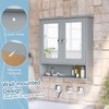 LOKO Bathroom Wall Cabinet with Mirror, Modern Mirror Cabinet with