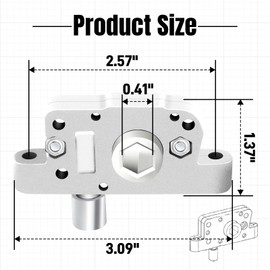 10A20281K1 RV Roof Vent Cover Lid Lift Gear Operator Mechanism Fit for MaxxAir MaxxFan Plus or Deluxe Roof Vent Fan, RV Roof Vent Lift Parts for Camper Travel Trailer Replace 10A20281K-1AF