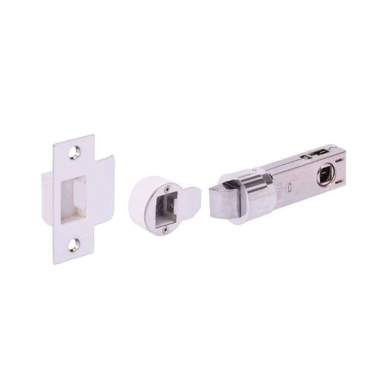 HANDLEZONE® 76mm Passage Bullet Latch, Round Designer Mortice Latch, Catch
