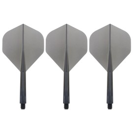 Condor Zero Stress Flight System - Standard Clear Black - Dart Flights Medium