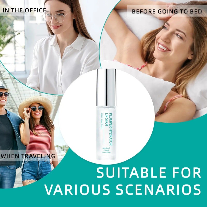 Aceite Labial Hidratante Y Voluminizador Con Microagujas