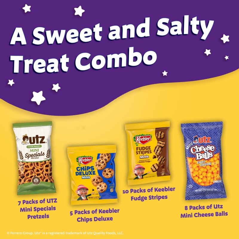 Keebler Cookies and Crackers, Variety Pack, 30 Ct. (Pack of