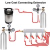 MRbrew Gas Manifold, CO2 Gas Distributor, 5/16'' Barb Fitting Beer