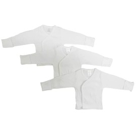 Bambini Preemie Long Sleeve Side Snap - 3 Pack