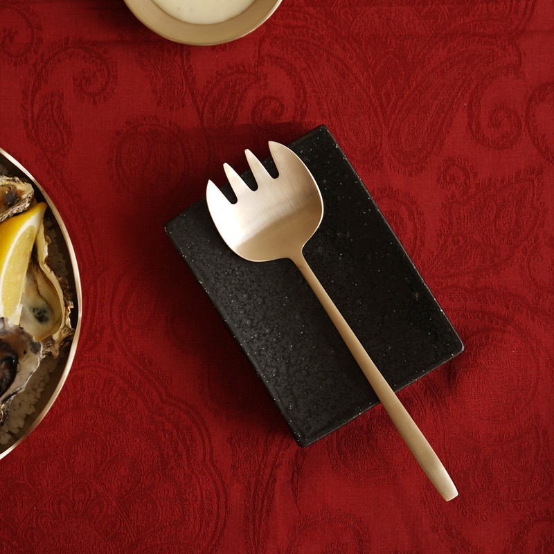 Notdam Bangjja Yugi Serving Fork / 놋담 방짜유기 서빙포크