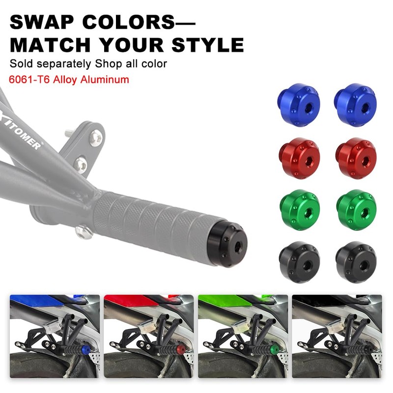 Xitomer Steel Peg Sub Cage Support Stunt Fit for CBR600RR
