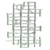 Sizzix Thinlits Die, Gridiron by Seth Apter, 1 Cutting Die,