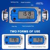 Flow Meter 3/4 Inche Digital Turbine Fuel Flowmeter Waterproof 2.5-31GPM