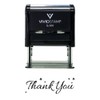 Thank You w/Stars Self Inking Rubber Stamp (Black Ink) -