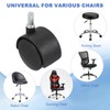 PATIKIL Office Chair 2" Replacement Wheels 8 Pack Nylon Executive