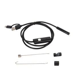 USB Endoscope 8mm Lens 3 in 1 Interface IP67 Waterproof Type C Inspection Camera for Mobile Phone Tablet Laptop PC