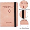 FZSECRIU Passport Holder, pink, Modern