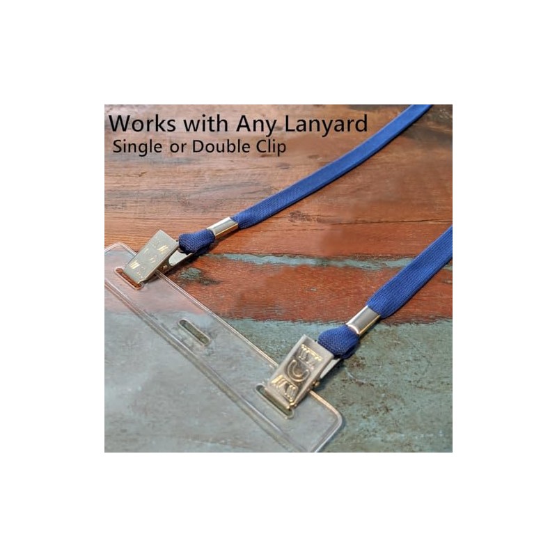 Vertical Oversize 4X7 Inch - Vinyl Large Credential or Ticket