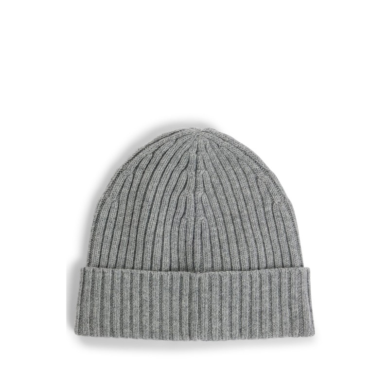 HUGO Men's Beanie, Medium Grey