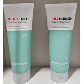Dr.G Mildly Acidic Red Blemish Clear Soothing Foam 150ml 2pcs / 닥터지 약산성 레드 블레미쉬 클리어 수딩 폼 150ml 2개