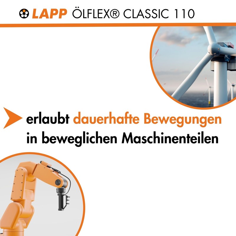 Lapp 1119104 Ölflex Classic 110 PVC Control Cable 4 x