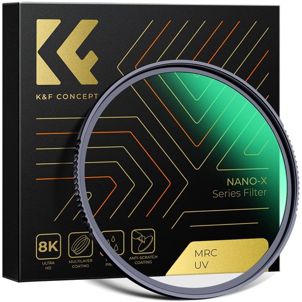 K&F Concept Nano X-Series UV Filter 77 mm Bulkhead Glass