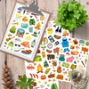 512 Pcs Travel Camping Stickers in 16 Sheets Outdoor Adventure